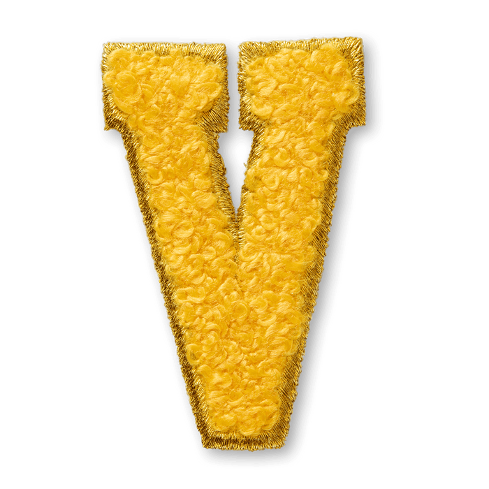 AG™ Letter V Stick-On Patch J7
