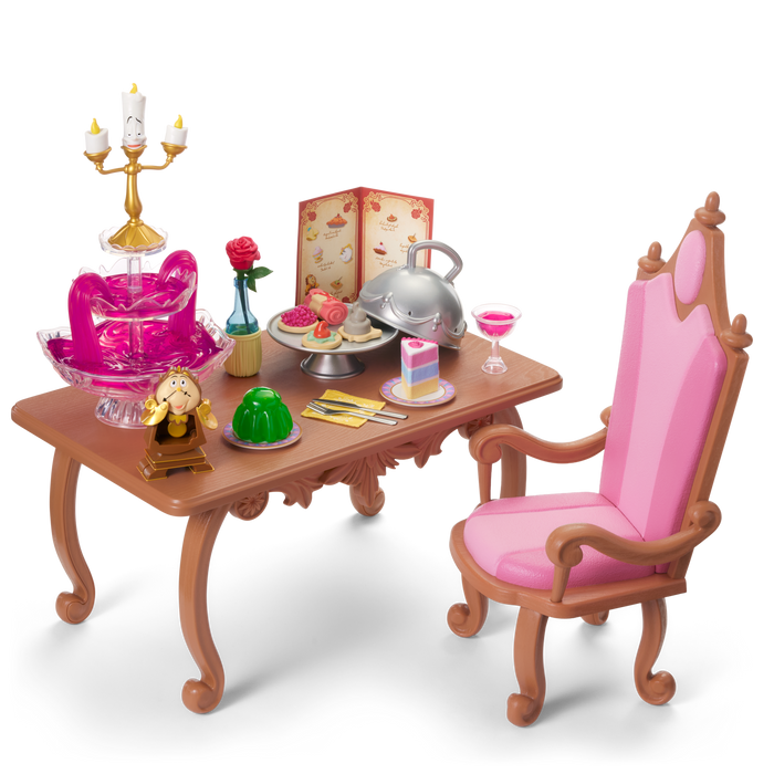 Disney Princess Belle Enchanted Castle Dining Set & Friends for 18-inch Dolls by American Girl® G1