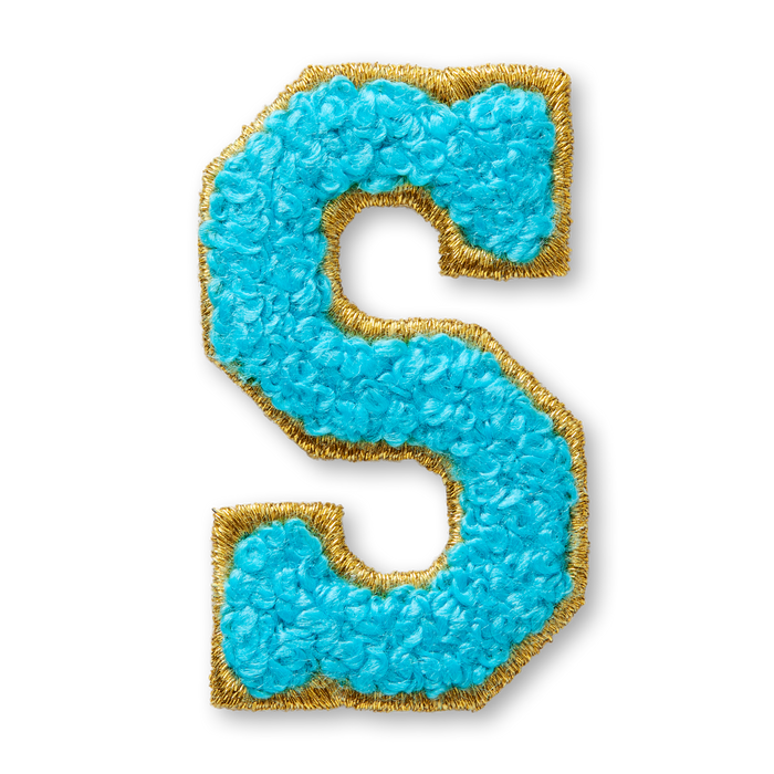 AG™ Letter S Stick-On Patch J1