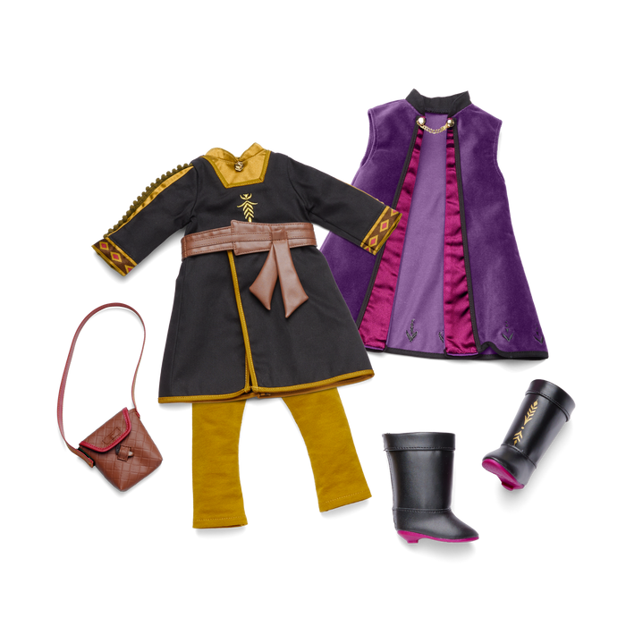 Disney Frozen Anna Adventure Outfit & Travel Bag for 18-inch Dolls by American Girl® J1