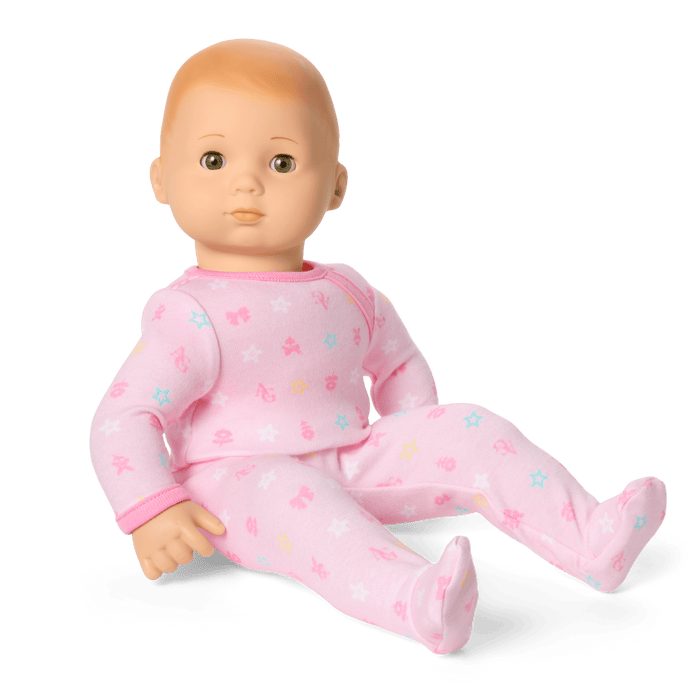 Bitty Baby® Doll #6 with red hair in Pastel Pink I4