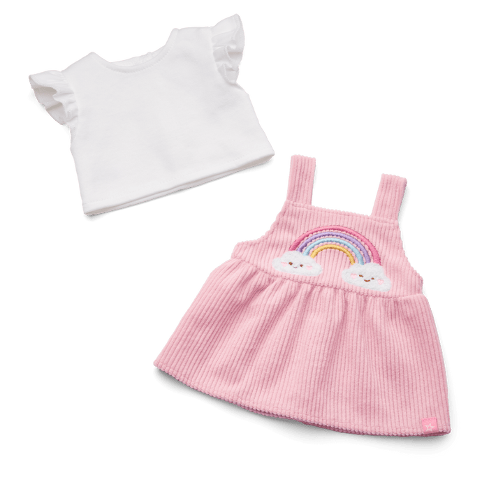 Rainbow Corduroy Outfit for Bitty Baby® Dolls L0