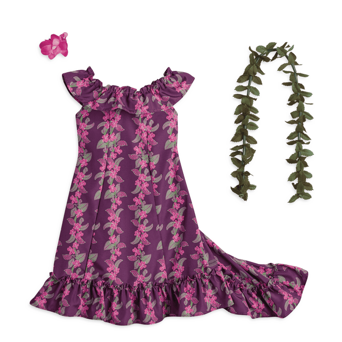 Nanea's Holoku Dress for 18-inch Dolls (Historical Characters) I1