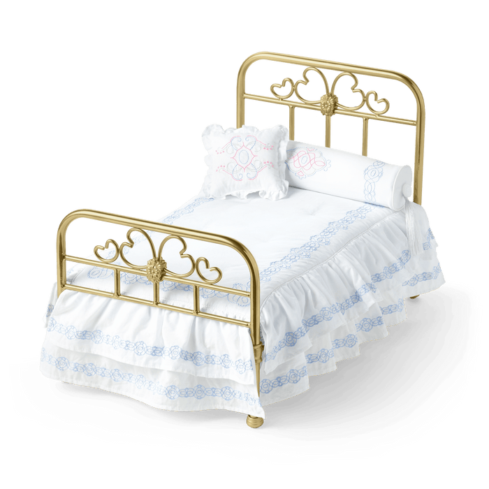 Rebecca’s™ Bed & Bedding for 18-inch Dolls (Historical Characters) L3