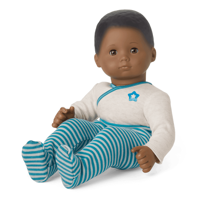 Bitty Baby® Doll #1 with black hair in Soft Blue G7