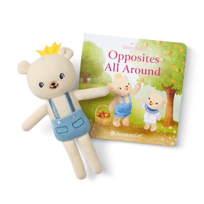 Bitty’s™ Bear Friend & Opposites All Around Board Book K5