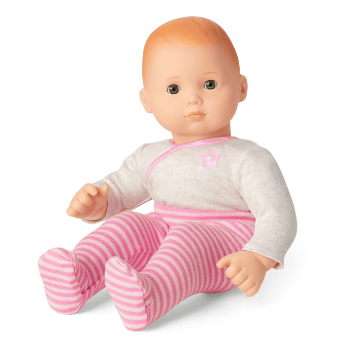 Bitty Baby® Doll #6 with red hair in Pretty Pink G8