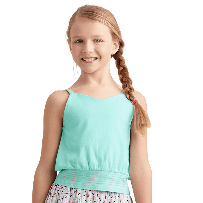 Minty Sweet Tank Top for Girls L7