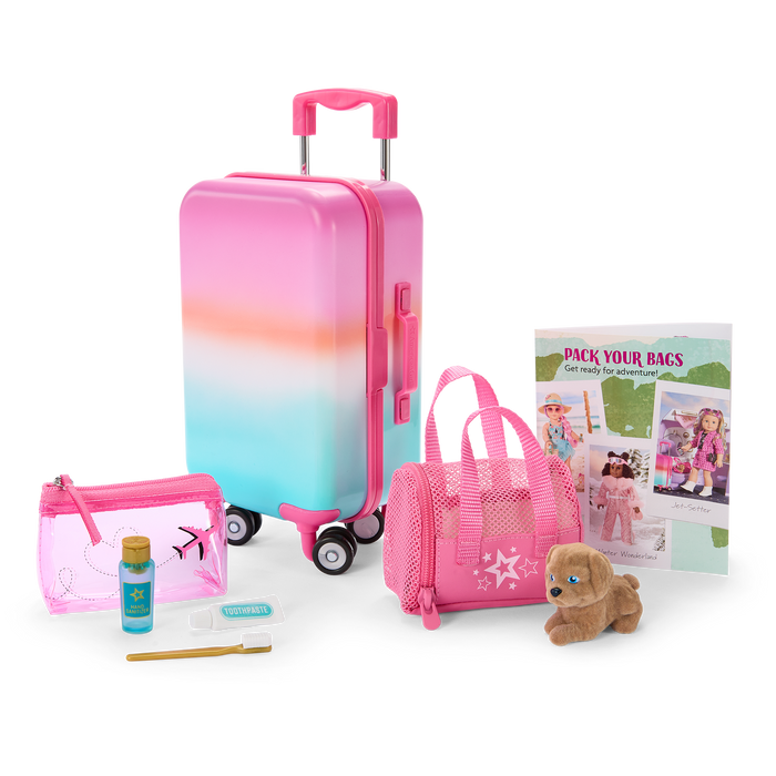 Packed with Fun Luggage Set for 18-inch Dolls K7