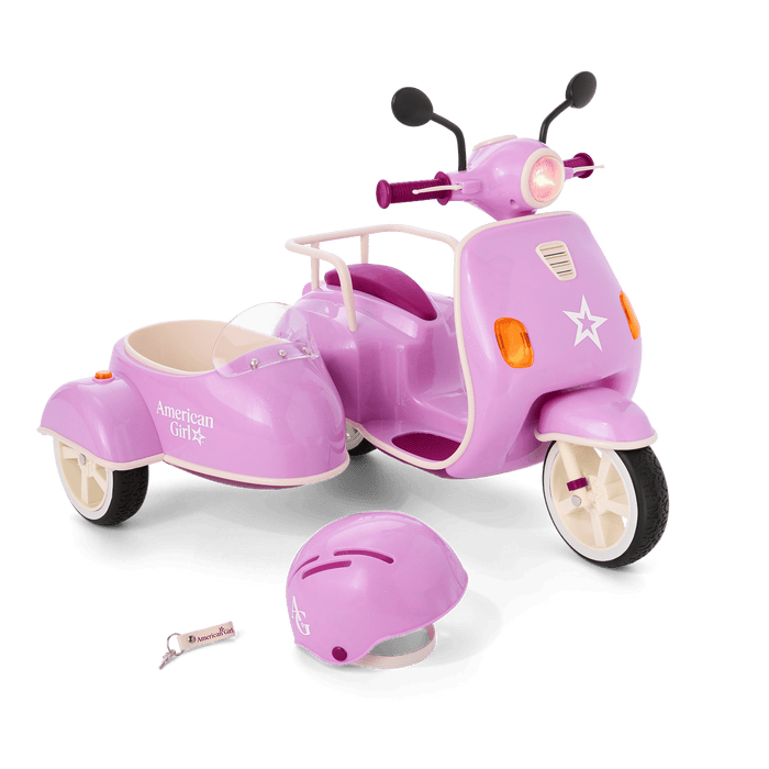 Hit the Road Scooter & Sidecar for 18-inch Dolls G3