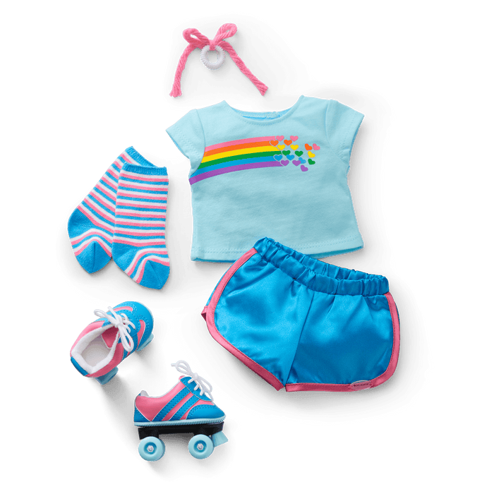 Julie’s™ Summer Skating Outfit for 18-inch Dolls (Historical Characters) G0