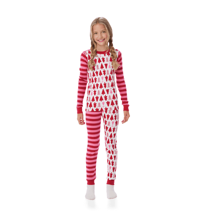American Girl® x Hanna Andersson Holiday Treetops Pajamas for Little Girls & Girls H2