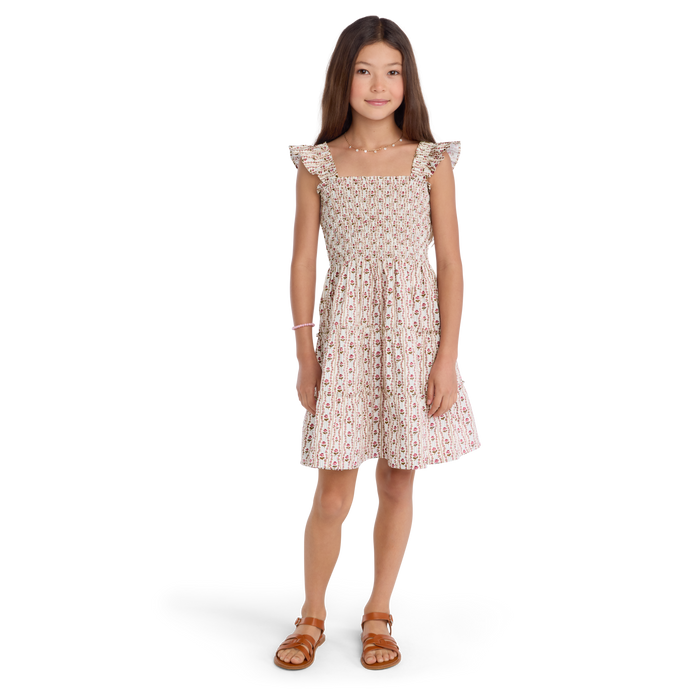 American Girl® x Hill House Home Tiny Ellie Nap Dress for Girls (Felicity™ Print) L2