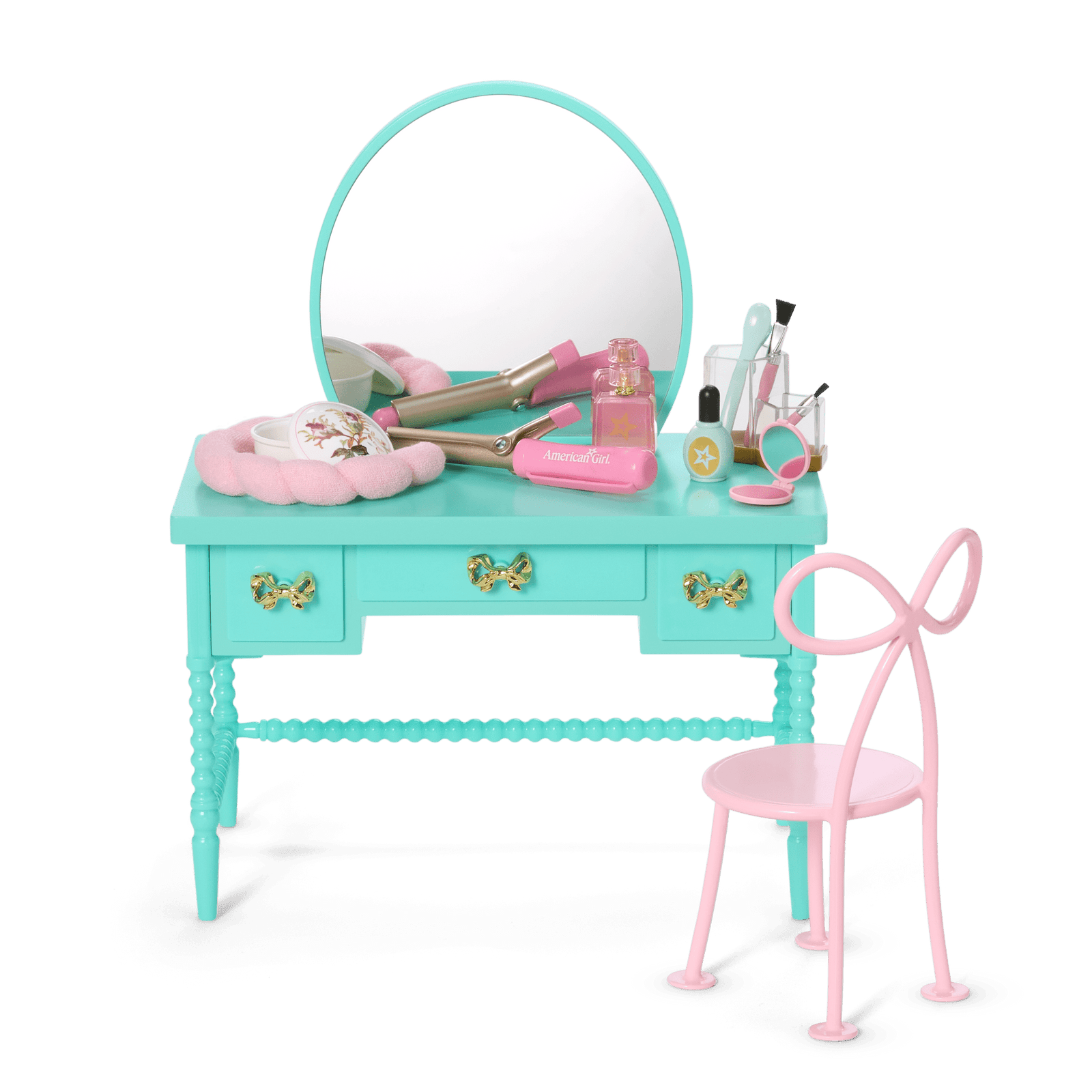 Raquel’s™ Vintage Vanity for 18-inch Dolls (Girl of the Year™ 2026) G9