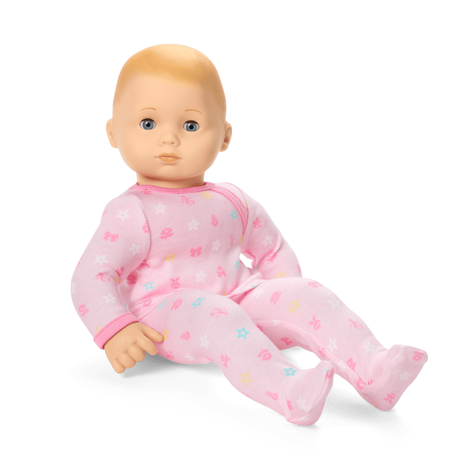 Bitty Baby® Doll #3 with blonde hair in Pastel Pink K5