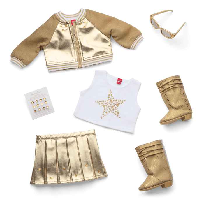 November Topaz Pizzazz Outfit for 18-inch Dolls L3
