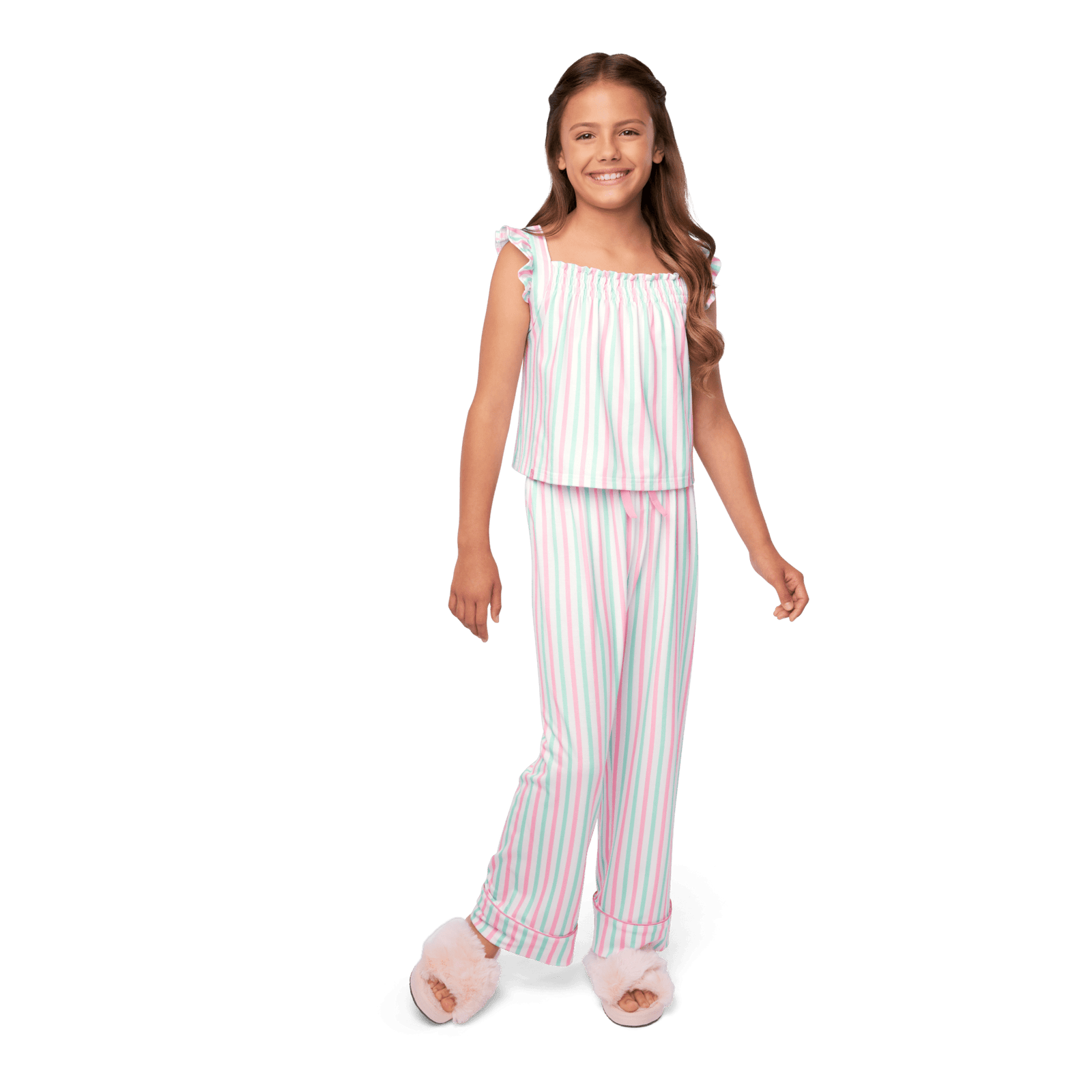 Raquel's™ Coastal Stripes Pajamas for Girls (Girl of the Year™ 2026) H8