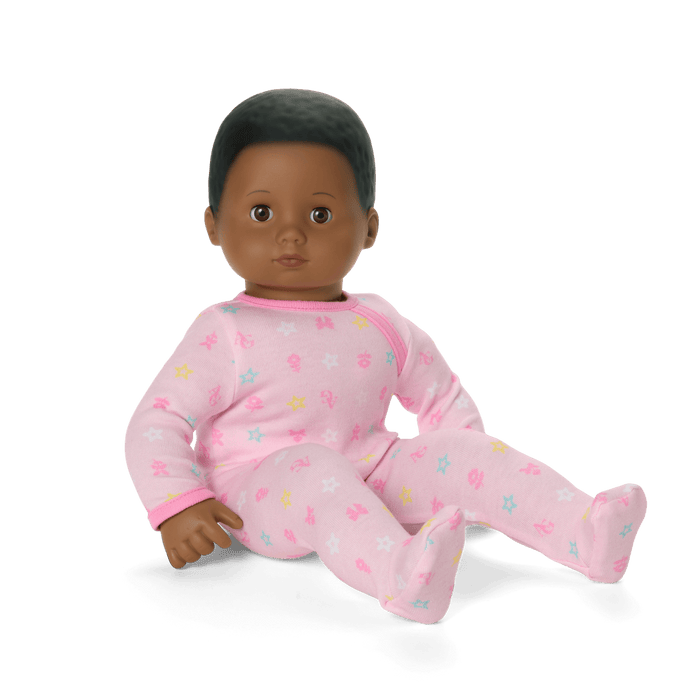 Bitty Baby® Doll #1 with black hair in Pastel Pink K0