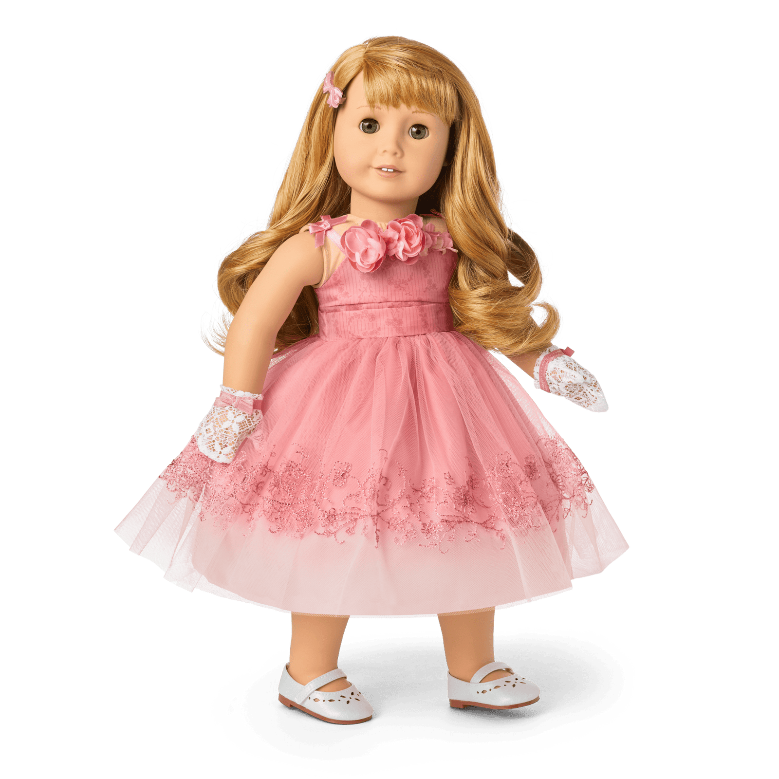 Maryellen’s™ Pretty Pink Dress for 18-inch Dolls (Historical Characters) I7