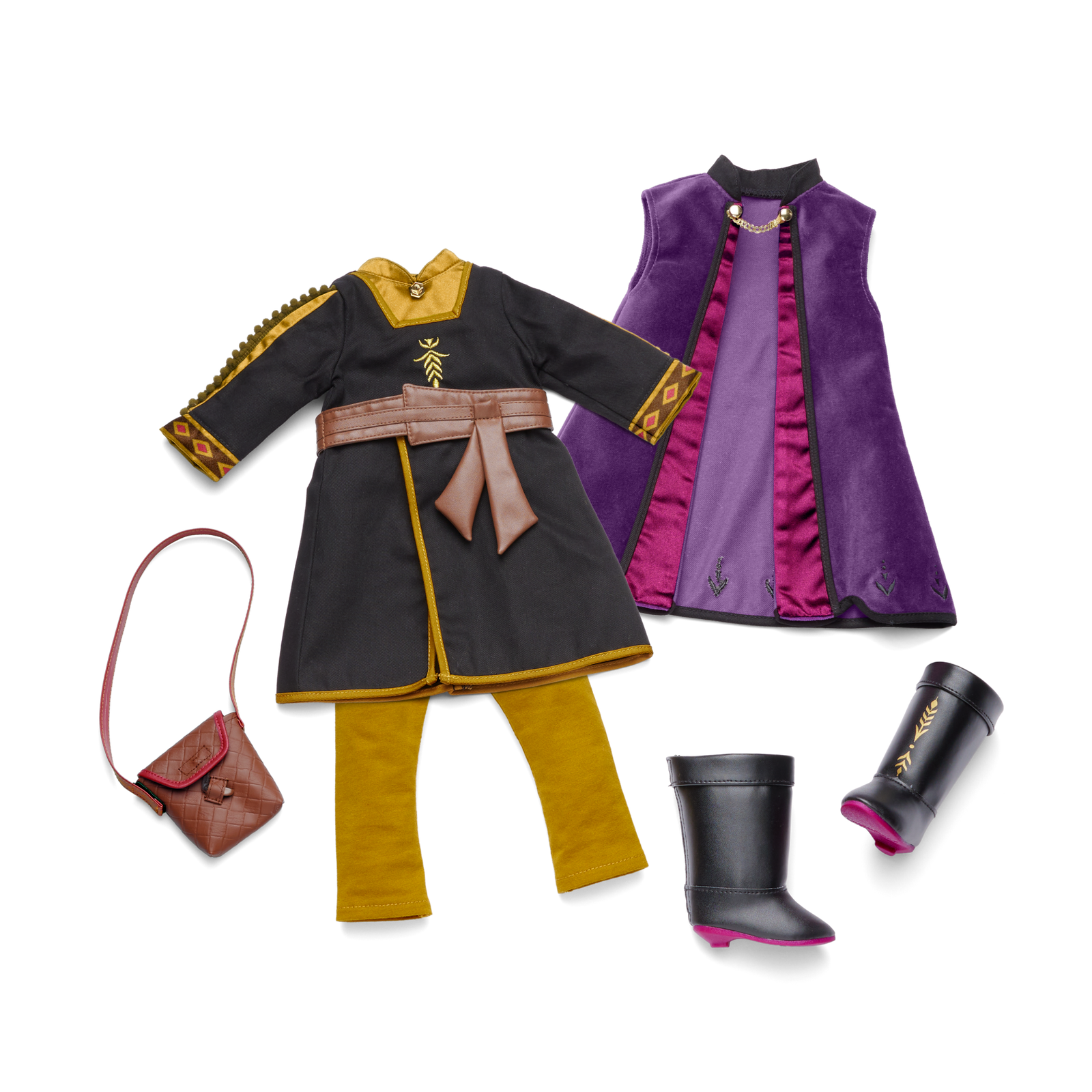 Disney Frozen Anna Adventure Outfit & Travel Bag for 18-inch Dolls by American Girl® L4