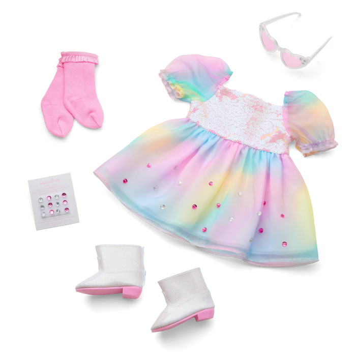October Opal Obsession Outfit for 18-inch Dolls J4