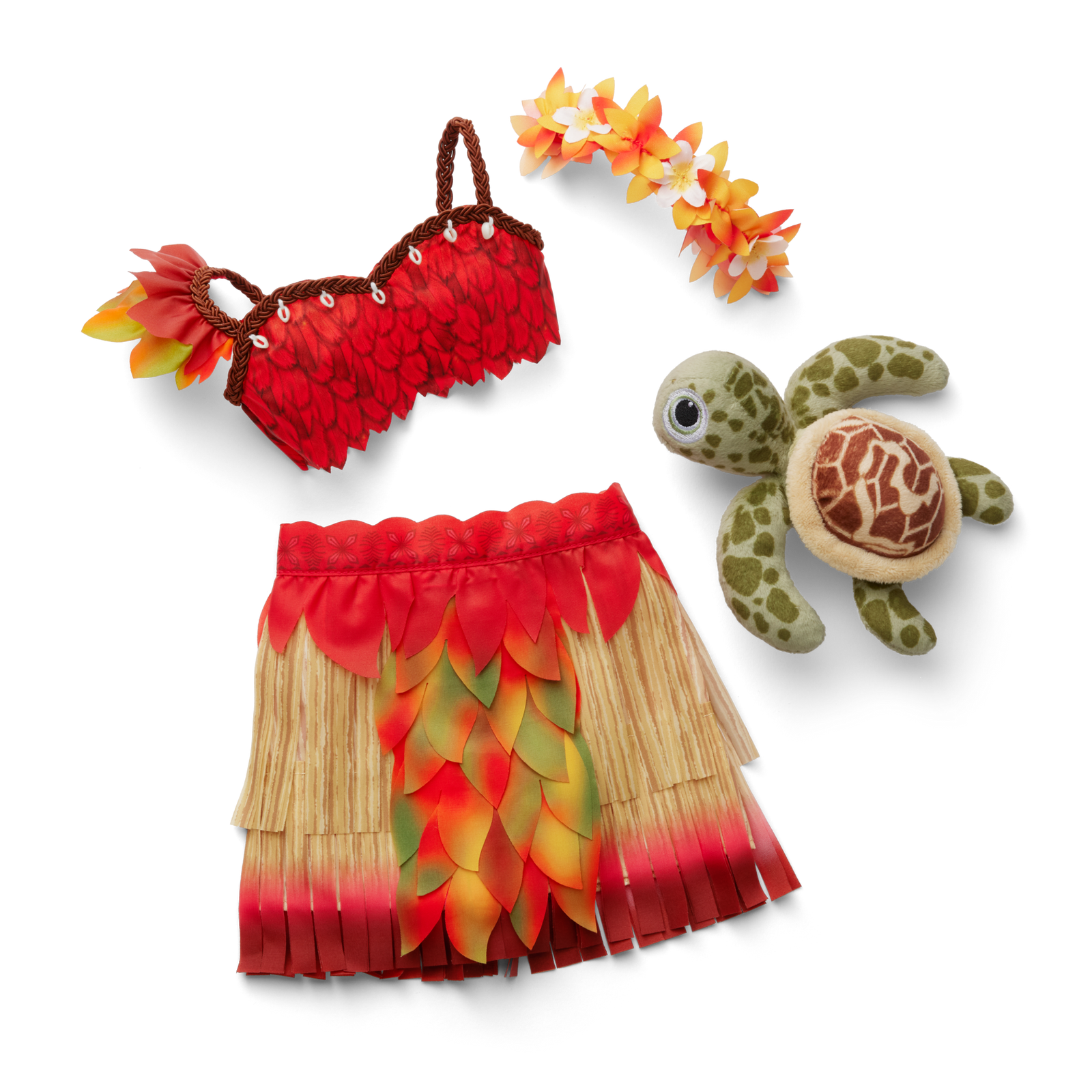 Disney Moana Wayfinder Outfit & Sea Turtle Plush for 18-inch Dolls by American Girl® J5