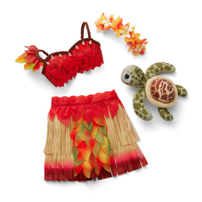 Disney Moana Wayfinder Outfit & Sea Turtle Plush for 18-inch Dolls by American Girl® J5