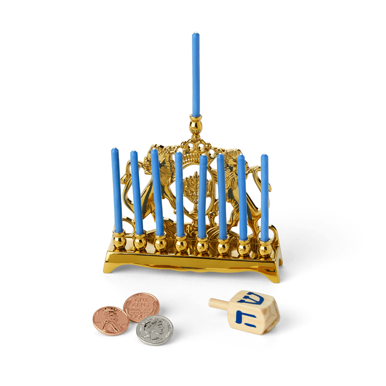 Rebecca’s™ Menorah & Dreidel Set for 18-inch Dolls (Historical Characters) H2