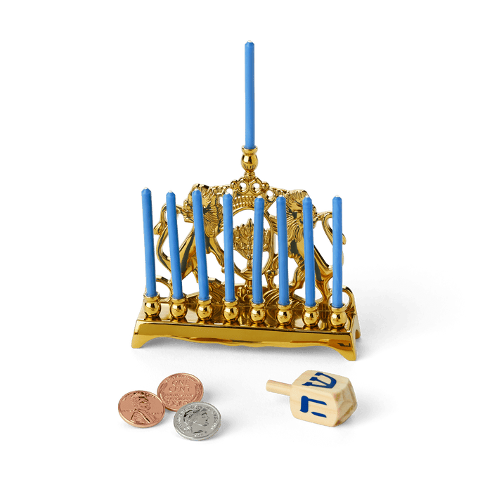 Rebecca’s™ Menorah & Dreidel Set for 18-inch Dolls (Historical Characters) H2