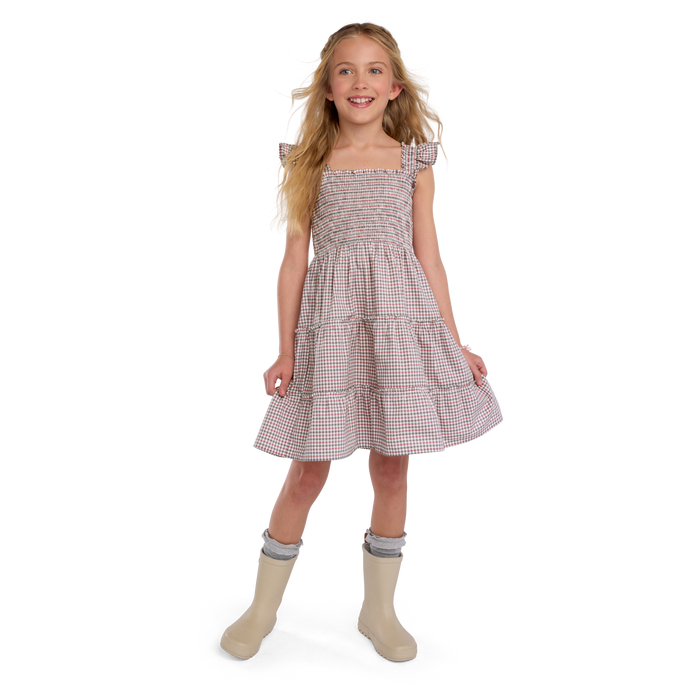American Girl® x Hill House Home Tiny Ellie Nap Dress for Girls (Samantha™ Print) J5