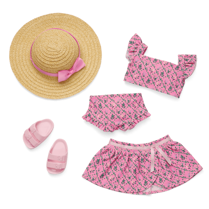 Raquel's™ Beach Outfit for 18-inch Dolls (Girl of the Year™ 2026) I5