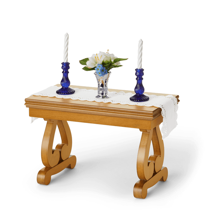 Rebecca’s™ Parlor Table for 18-inch Dolls (Historical Characters) I8