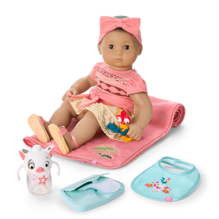 Disney Princess Moana Cuddle & Care Set with Bitty Baby® Doll by American Girl® G3