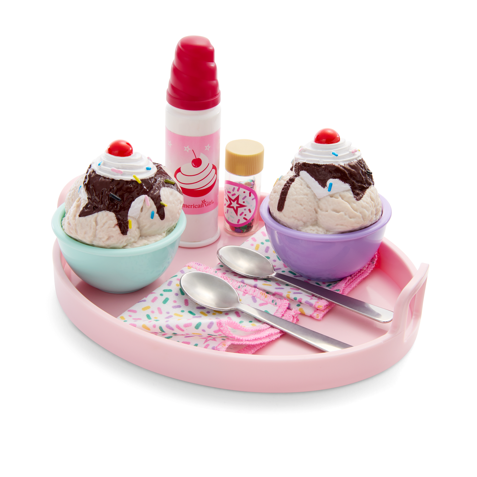 Sundaes for Two Set for 18-inch Dolls K7