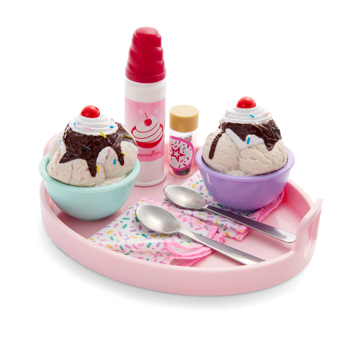 Sundaes for Two Set for 18-inch Dolls K7