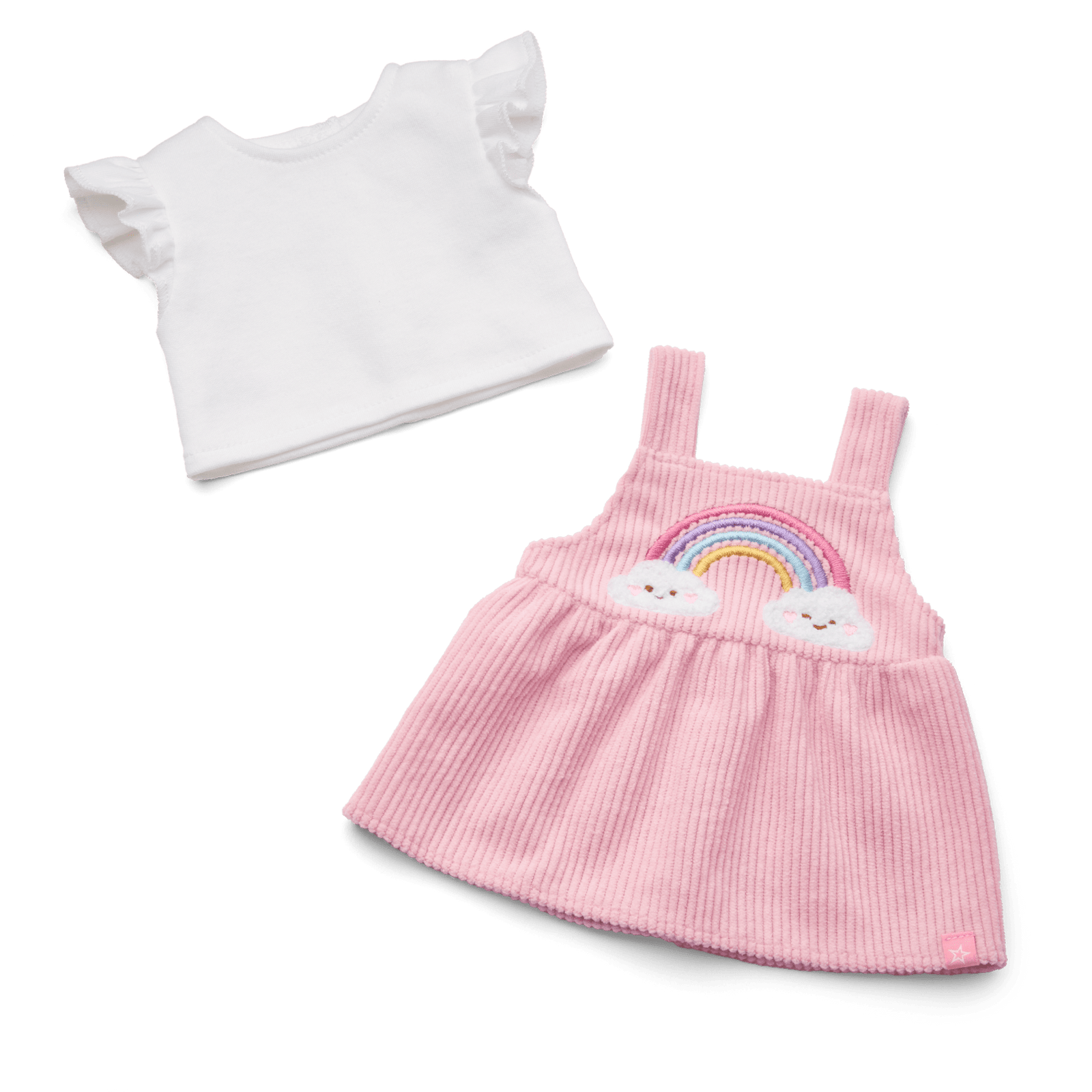 Rainbow Corduroy Outfit for Bitty Baby® Dolls L0