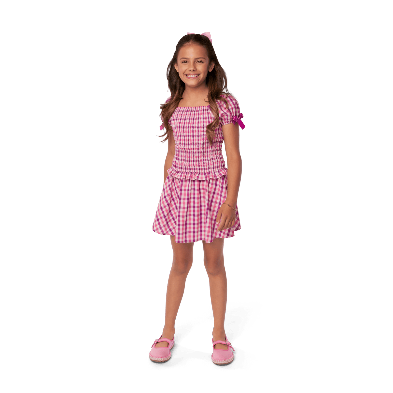 Raquel's™ Gingham Ruffle Outfit for Girls (Girl of the Year™ 2026) H1