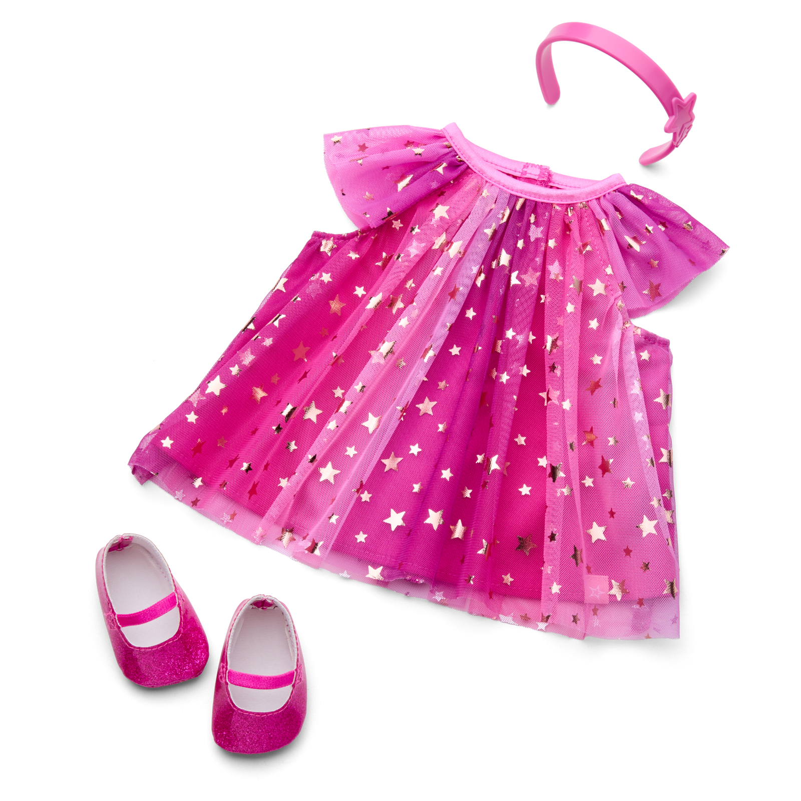 Pink Party-Ready Dress for Bitty Baby® Dolls G3