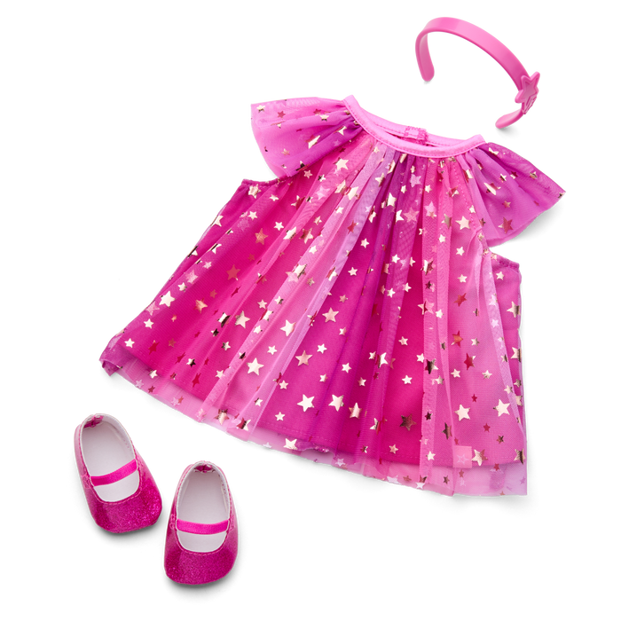 Pink Party-Ready Dress for Bitty Baby® Dolls G3