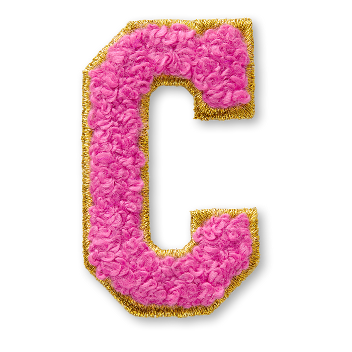 AG™ Letter C Stick-On Patch L9