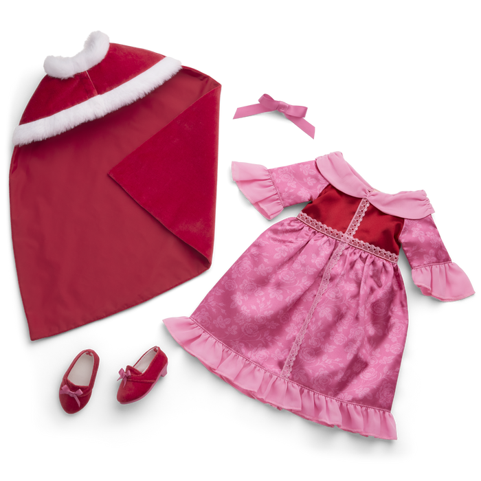 Disney Princess Belle Winter Dress & Cape Outfit for 18-inch Dolls by American Girl® J2
