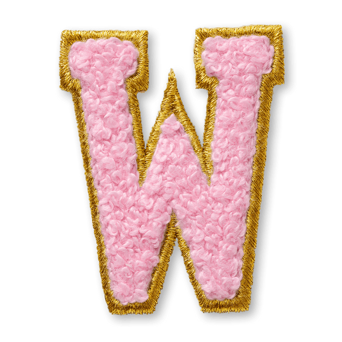 AG™ Letter W Stick-On Patch J1