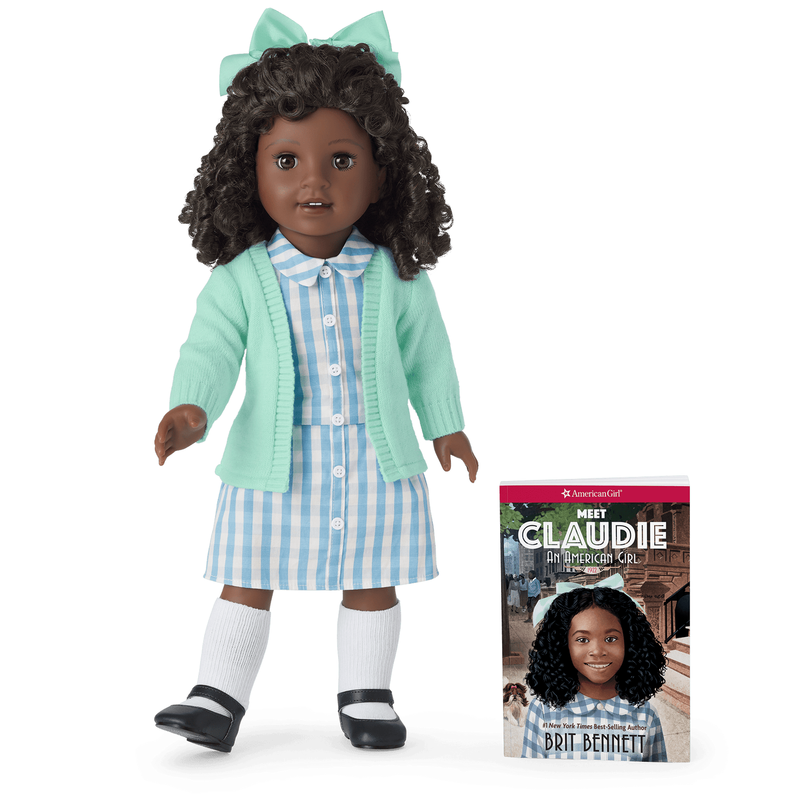 Claudie™ 18-inch Doll & Book (Historical Characters) I4