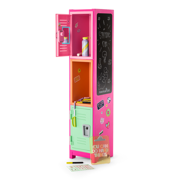 Colorful Cubbies Locker Set for 18-inch Dolls L2