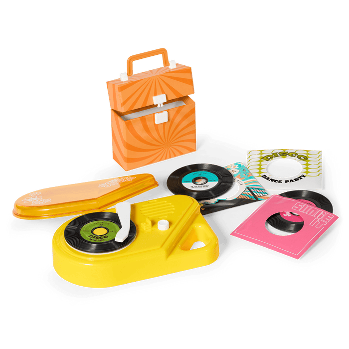 Julie’s™ Record Player & Accessories for 18-inch Dolls (Historical Characters) I6