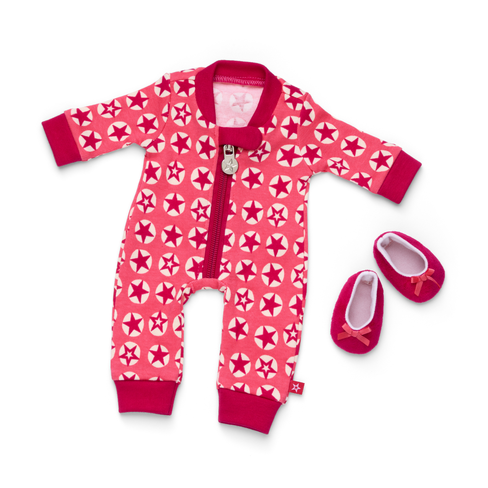 American Girl® x Hanna Andersson Berry Bright Stars Pajamas for Bitty Baby® Dolls H9