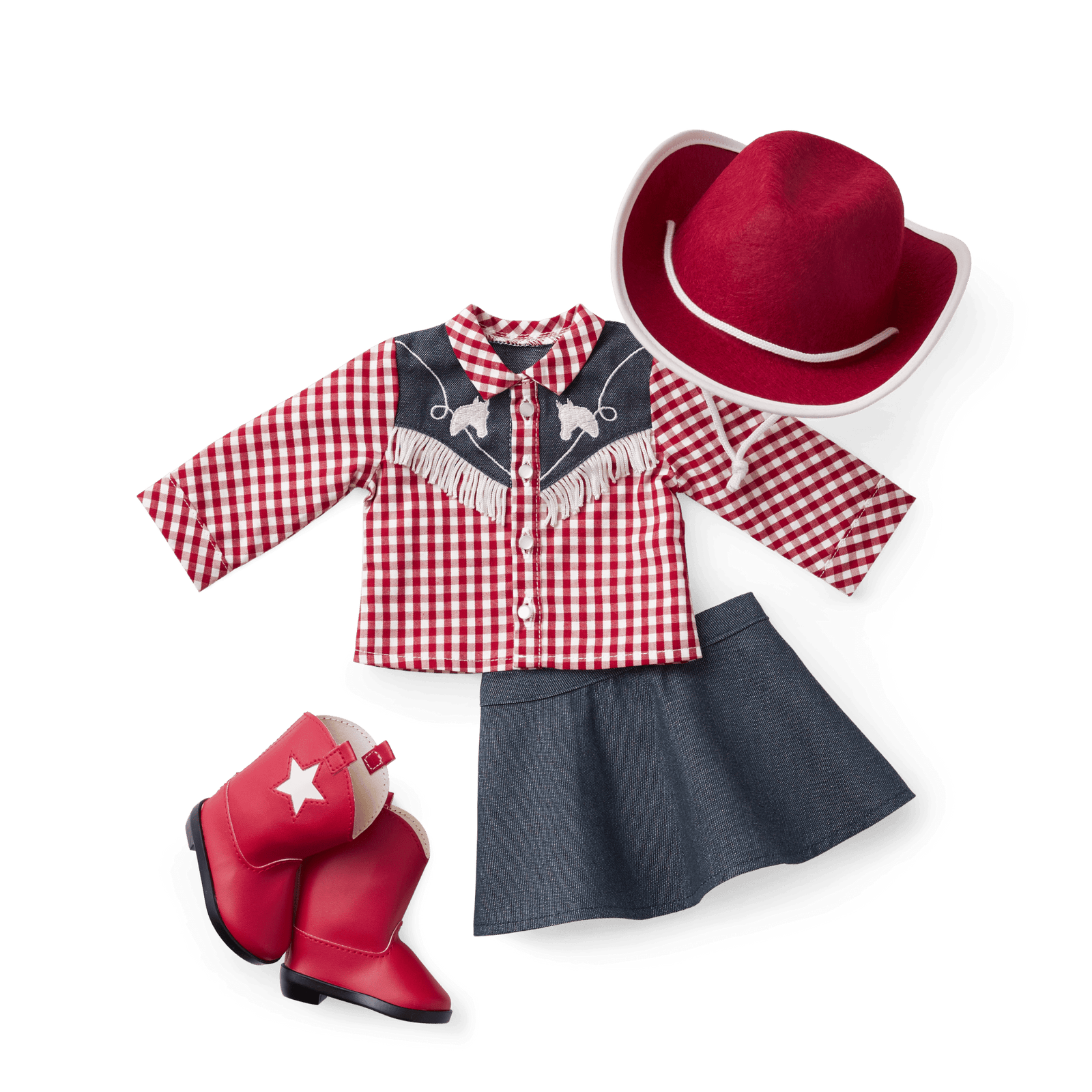 Maryellen's™ Cowgirl Costume for 18-inch Dolls (Historical Characters) G8