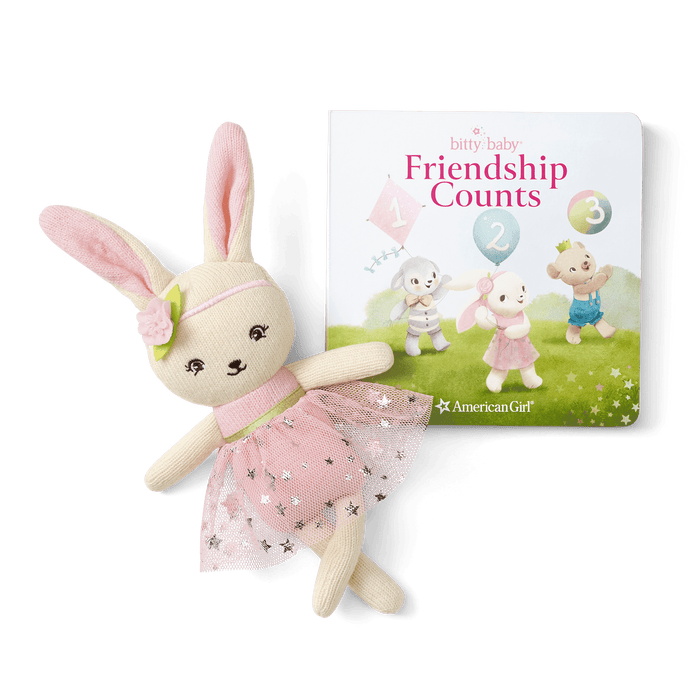 Bitty’s™ Bunny Friend & Friendship Counts Board Book H7