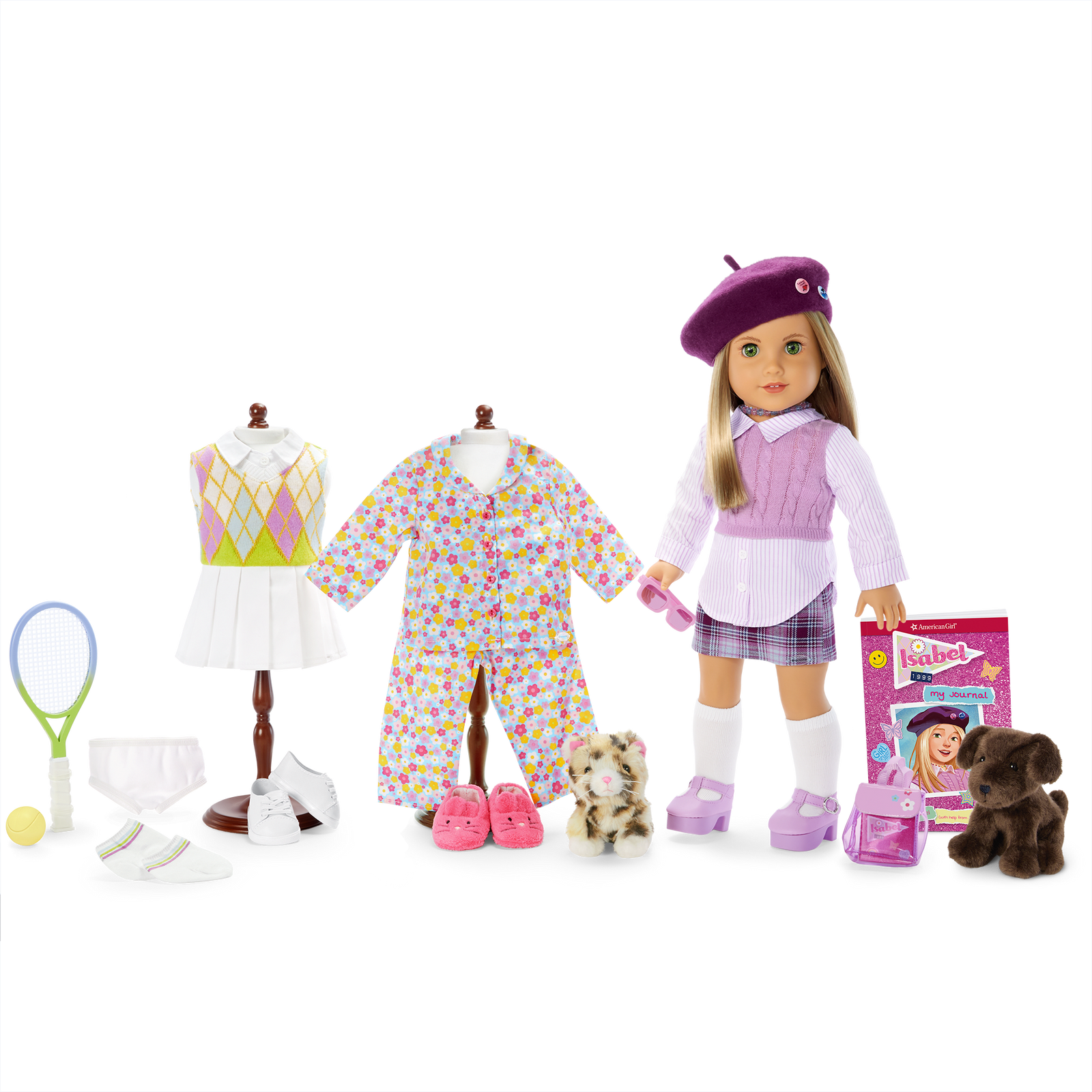 ’90s Twins Isabel’s™ Tennis Gift Set (Historical Characters) H6