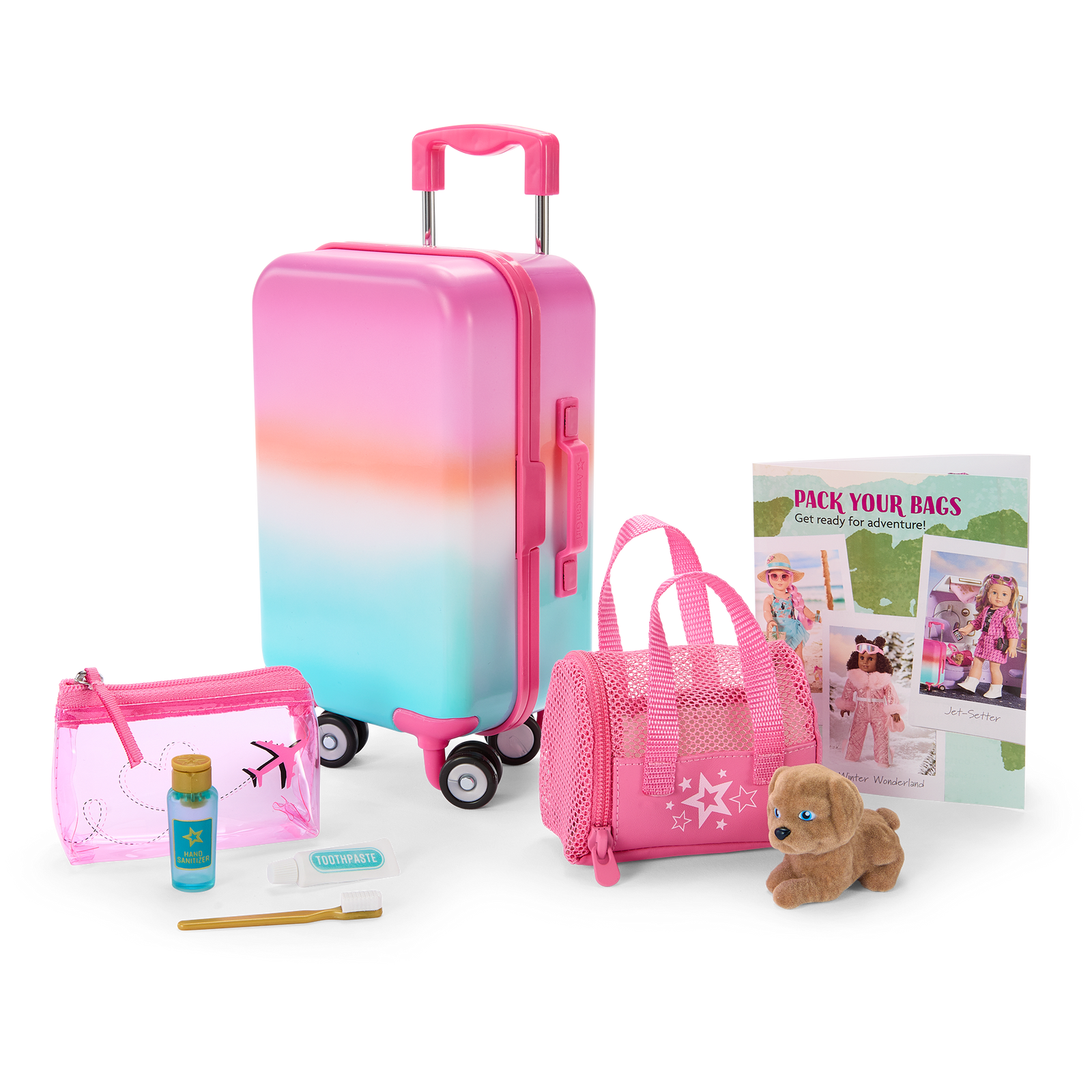 Packed with Fun Luggage Set for 18-inch Dolls K7